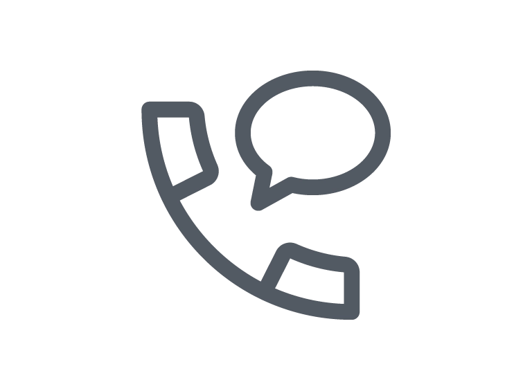 ikona rozmowy przez telefon
